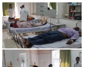 सिंधी येथे शेतशिवारात विज पडून ७ जण जखमी.# जखमींवर उपजिल्हा रुग्णालय राजुरा येथे उपचार सुरू ;#