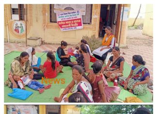 मानव विकास मिशन अंतर्गत आरोग्य शिबिरात डाक्टर साठी गरोदर माता,स्तनदा माता पाच तासापासून बसले ताटकळत,,,राजुरा तालुक्यातील पाचगाव ,आर्वी येथील घटना,रुग्णांनी केला संताप व्यक्त