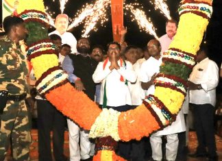 माझ्या आयुष्यात हा सत्कार स्मरणात राहणारा-ना.विजय वडेट्टीवार यांचे प्रतिपादन