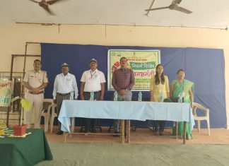 सामाजिक वनीकरण विभागांतर्गत राष्ट्रीय हरित सेना शाळेतील विद्यार्थ्यांची निसर्ग भ्रमंती व वनभ्रमंती व निसर्ग शिबिराचे आयोजन