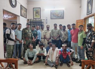 रानडुकराची शिकार करून मांसाची विक्रीकरिता वाहतूक करताना चार आरोपींना अटक