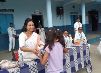 शाळा प्रवेश दिन व नवागत विद्यार्थी स्वागत उत्साहात साजरा
