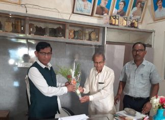 राष्ट्रपिता महात्मा गांधी महाविद्यालय सावली येथे डाँ. चंद्रमौली पुर्ववत रूजु