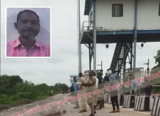 हिरापूर टोल नाक्यावर ट्रकने दुचाकीस्वारास चिरडले