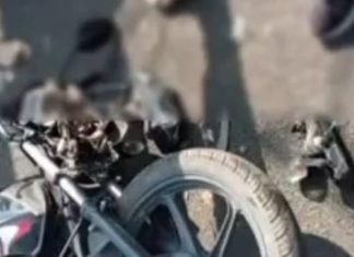 ट्रॅक्टर-दुचाकीच्या धडकेत 1 ठार 2 गंभीर जखमी