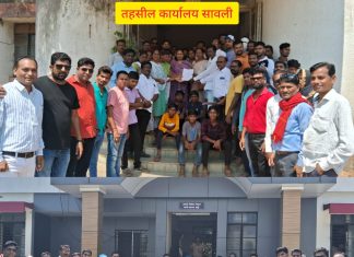 सावली येथील क्रीडांगणासाठी तहसीलदार सावली यांच्या मार्फत जिल्हाधिकारी यांना सावलीकरांचे निवेदन सावलीकरांचा आंदोलनाचा इशारा