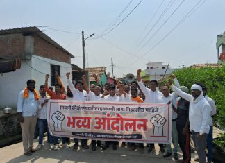 क्रिडांगणाच्या मागणी साठी सावलीकर एकवटले
