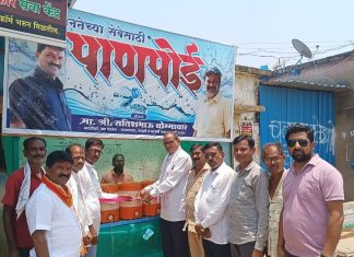 नगरसेवक सतीश बोम्मावार यांच्या पुढाकारातून महाराष्ट्र दिनापासून पाणपोई ला सुरुवात