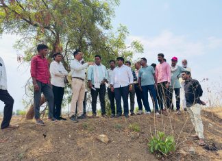 रोहित बोम्मावार यांच्या नेतृत्वात खेडी मायनरची पाहणी; अधिकाऱ्यांना प्रत्यक्ष वस्तुस्थिती दाखवत तात्काळ दुरुस्तीची मागणी