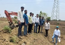 अधिकाऱ्यांच्या प्रत्यक्ष उपस्थितीत खेडी मायनरच्या दुरुस्तीच्या कामाला सुरुवात