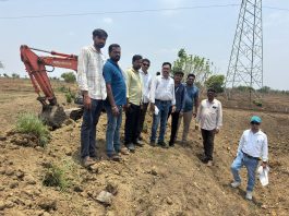 अधिकाऱ्यांच्या प्रत्यक्ष उपस्थितीत खेडी मायनरच्या दुरुस्तीच्या कामाला सुरुवात