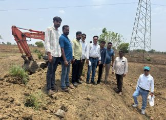अधिकाऱ्यांच्या प्रत्यक्ष उपस्थितीत खेडी मायनरच्या दुरुस्तीच्या कामाला सुरुवात